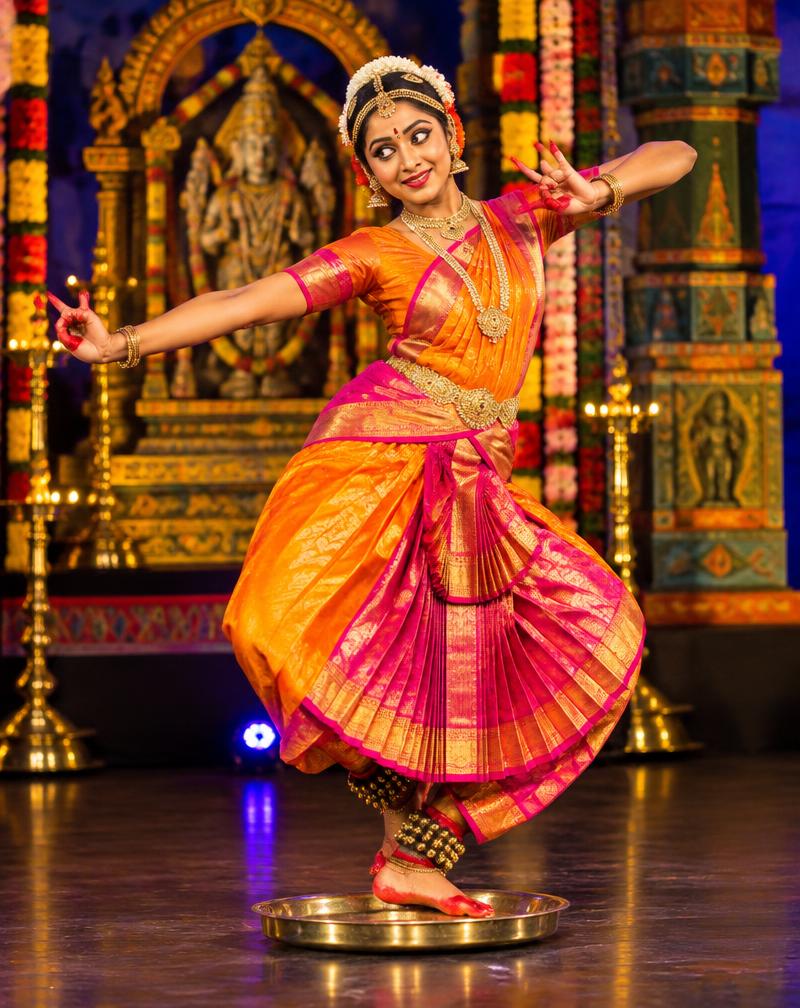 Kuchipudi dancer